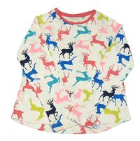 Krémové triko se soby Matalan