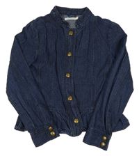 Tmavomodrá rifľová bunda M&Co.