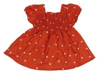 Červené šaty so srdiečkami