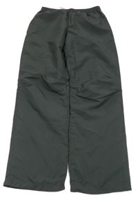 Antracitové šušťákové podšité funkčné nohavice Crane