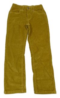 Medové manšestrové kalhoty Hip&Hopps