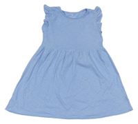 Svetlomodré šaty s volánikmi H&M