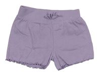 Lila rebrované kraťasy Primark
