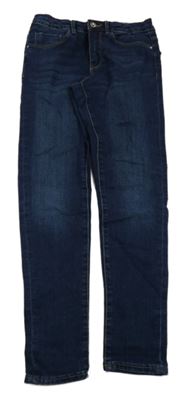 Tmavomodré skinny rifle Zara