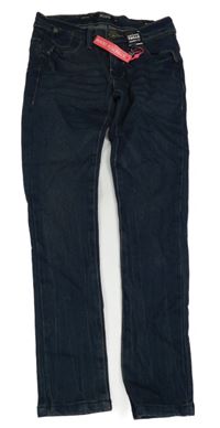 Nové - tmavomodré skinny rifle 