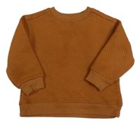 Hnedá vzorovaná mikina Mothercare