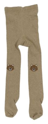 Hnědé punčocháče s medvědy C&A