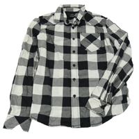 Černo-bílá kostkovaná košile Chapter young