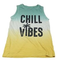 Zeleno-žluté tílko s nápisem C&A