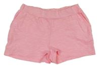 Ružové melírované kraťasy