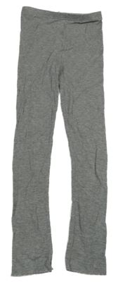 Sivé rebrované legíny