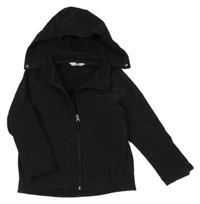 Černá softshellová funkční bunda s kapucí Crane