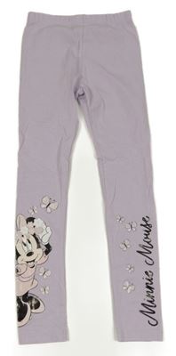 Lila legíny s Minnie Disney