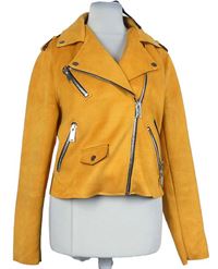 Dámský hořčicový semišový crop křivák River Island
