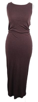 Dámské vínové midi šaty Topshop 