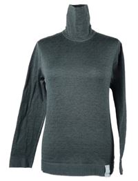 Dámske sivé thermo tričko s rolákom Wed´ze