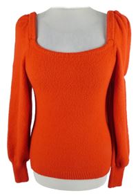 Nové - Dámský červený svetr H&M