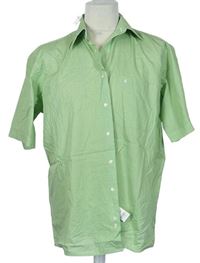 Pánska zeleno-biela kockovaná košeľa Eterna vel. 16,5