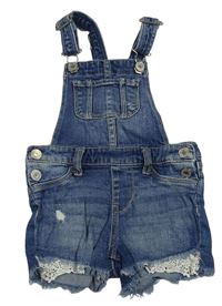 Modré riflové laclové kraťasy s krajkou H&M