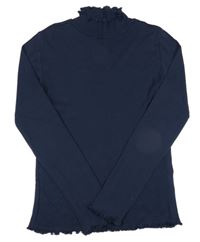 Tmavomodré triko Tchibo