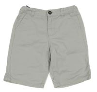 Světlešedé chino riflové kraťasy Denim Co.