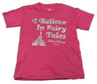 Ružové tričko s nápisom zn. Disney