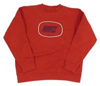 Červená mikina Nike