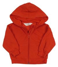 Červená prepínaci mikina s kapucňou H&M