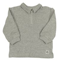 Sivá mikina s golierikom H&M