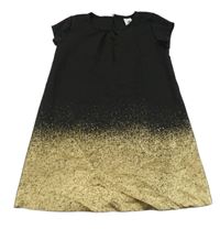 Čierno-zlaté šaty C&A