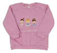 Ružová mikina s baletkami Lc waikiki