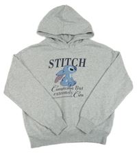 Sivá mikina so Stichem a kapucňou Disney