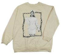 Béžová hudební mikina - Ariana Grande H&M