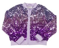 Levandulová bunda s flitrami H&M