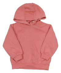 Ružová mikina so srdiečkom a kapucňou C&A