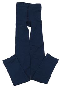 Tmavomodré silonové punčochové legíny Ergee