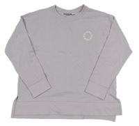 Lila mikina s nápisom Pepperts