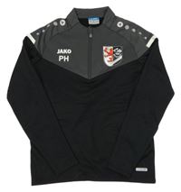 Čierno-sivá futbalová mikina s logom Jako