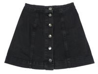 Čierna rifľová prepínaci sukňa Brownie