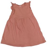 Ružové bavlnené šaty Lupilu