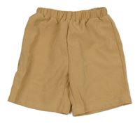 Béžové voľné é kraťasy Shein