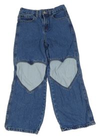 Modré rifle se srdíčky 