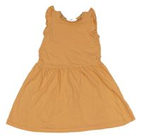 Oranžové bavlnené šaty H&M