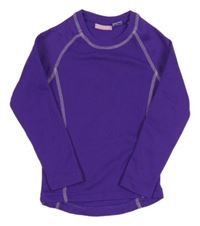 Tmavofialové thermo triko crivit