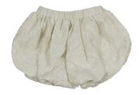 Smotanová vzorovaná balonová sukňa H&M