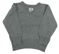 Sivý melírovaný sveter H&M