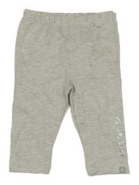 Svetlosivé melírované legíny s nápisom Liegelind