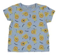 Svetlomodré tričko so lvíčky orsolino