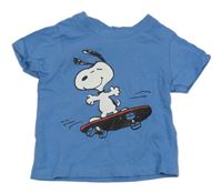 Modré tričko se Snoopym PEANUTS