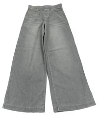 Šedé wide leg tregíny H&M
